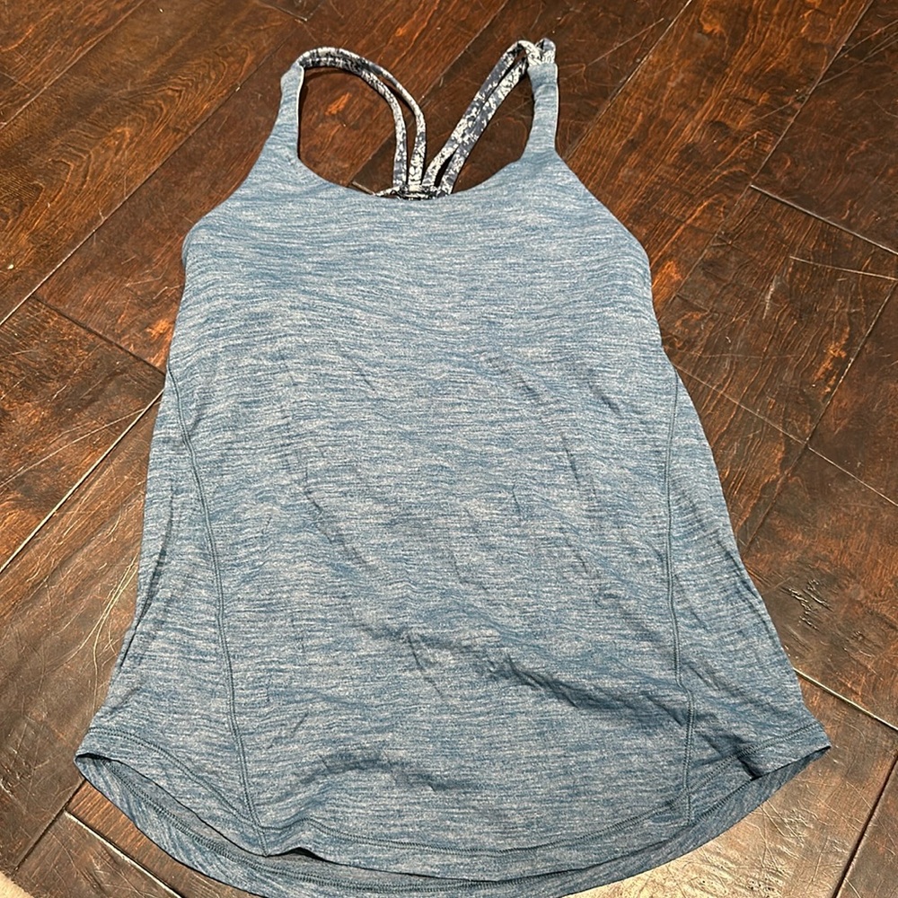 Lululemon blue top. Low back